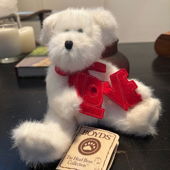 Boyds 903095 Adora U Bear The Head Bean Collection Thinkin Of Ya Series Love Tag - Picture 3 of 11